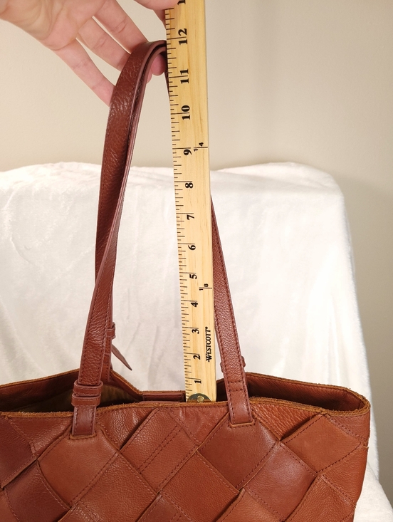 American Leather Co Mercer Woven Tote Bag